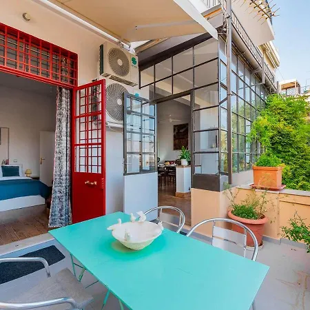 Spacious 2-bdrm At Filopappou Hill In Koukaki! דירה אתונה